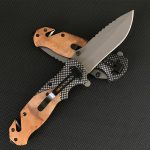 The one place to buy Liome X50 Folding Knife  Wooden Handle Pocket Knives Outdoor Multifunctional Tactica Camping  EDC Tool For Discount - Image 4