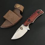 Buy the world's best Wooden Handle Liome 15017 Fixed Blade Knife Camping Tactical Hunting Straight Knives Cheap