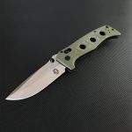 Buy all your favorite G10 Handle Liome 273 Folding Knife Stone Washing Blade Outdoor Camping Survival Pocket Knives on Sale - Image 11