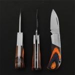 Sports gear for Keychain Knife Portable Wood Handle Folding Knives Sale - Image 9