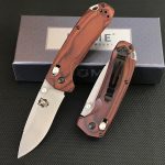 The most stylish and affordable Wooden Handle Liome 15031 Tactical Folding Knife Stone Wash Blade Outdoor Survival Safe Pocket Knives Hot on Sale - Image 8