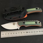 Get G10 Handle Liome 15017 Tactical Fixed Knife Outdoor Hunting Straight Knives EDC Defense Tool For Sale - Image 8