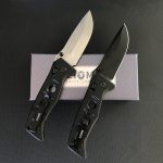 Buy all your favorite G10 Handle Liome 273 Folding Knife Stone Washing Blade Outdoor Camping Survival Pocket Knives on Sale - Image 5