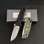 Buy all your favorite G10 Handle Liome 273 Folding Knife Stone Washing Blade Outdoor Camping Survival Pocket Knives on Sale - Image 4