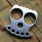 Big savings on quality 9cr13mov Stainless Steel Skull Self Defense Keychain Online Sale - Image 2