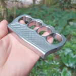 We offer the lowest prices on Solid 304 Stainless Steel Knuckle Duster Boxing Self Defense Four Finger Buckle Window Breaker Outdoor Camping EDC Tool Online Sale - Image 5