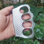 We offer the lowest prices on Solid 304 Stainless Steel Knuckle Duster Boxing Self Defense Four Finger Buckle Window Breaker Outdoor Camping EDC Tool Online Sale - Image 4