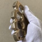 The largest online retailer of Big Finger Hole Stonewashed Brass Knuckle Dusters Discount - Image 4