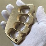 The largest online retailer of Big Finger Hole Stonewashed Brass Knuckle Dusters Discount - Image 2