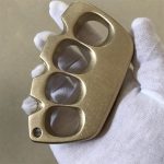 The largest online retailer of Big Finger Hole Stonewashed Brass Knuckle Dusters Discount - Image 5