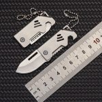 Buy the latest Mini Folding Bottle Opener Knife Keychain Pendant Knives Discount - Image 6