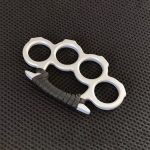 Sports gear for Multicolor Solid Brass Knuckle Duster Boxing Four Finger Buckle Defense Window Breaker Outdoor EDC Tool For Discount - Image 11