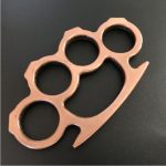 Sports gear for Multicolor Solid Brass Knuckle Duster Boxing Four Finger Buckle Defense Window Breaker Outdoor EDC Tool For Discount - Image 7