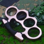 Authentic, Official, and Original Multicolor Metal Brass Knuckle Duster Boxing Self Defense Four Finger Buckle Window Breaker Outdoor EDC Tool For Cheap - Image 2