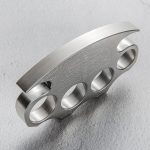 Get the latest 2024 New CNC Process Full Stainless Steel Constantine Holy Spiritus Brass Knuckles Paper Weight Sale - Image 4