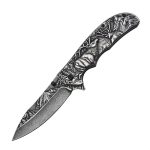 Get your wholesale Deer Mountain Pattern Folding Knife Safety Defense Tactical Knives Discount - Image 6