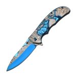 Get your wholesale Deer Mountain Pattern Folding Knife Safety Defense Tactical Knives Discount - Image 11