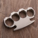 Authentic 2025 New Classic Stainless Steel 4 Finger Metal Knuckles Online - Image 2
