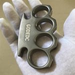 Buyers: Shop GODEDC Classic Stonewashed Steel Knuckle Dusters Online now - Image 3