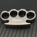 Buyers: Shop GODEDC Classic Stonewashed Steel Knuckle Dusters Online now - Image 12
