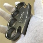 Buyers: Shop GODEDC Classic Stonewashed Steel Knuckle Dusters Online now - Image 6