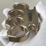 We are the best place to shop GODEDC Classic Stonewashed Brass Knuckle Duster on Sale - Image 8