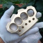 Clearance 2023 New Brass Self Defense Knuckles Four Finger Sale - Image 6