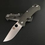 Where do you shop D2 Blade Folding Knife Titanium Handle Outdoor Tactical Knives Online now - Image 2
