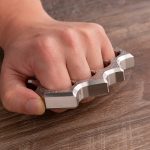 Get 2025 New Black Wukong Full Stainless Steel Metal Knuckles Weapon Cheap - Image 4