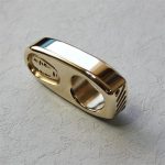 The best wholesale Solid Brass Knuckle Duster Portable Self Defense EDC Decoration For Discount - Image 5
