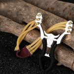Shop without worry for Sturdy Alloy Slingshot with String Bullhead Metal Bracket Online Hot Sale
