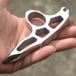 Cheap Solid Steel Single Finger Knuckle Duster Boxing Self Defense Buckle Window Breaker Outdoor EDC Tool Fashion - Image 6