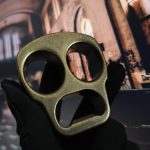 Get the newest Multifunctional Brass Knuckle Duster Skull Bottle Opening EDC Tool Online Sale - Image 3