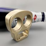 Get the newest Multifunctional Brass Knuckle Duster Skull Bottle Opening EDC Tool Online Sale