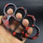 It's not easy being a fan to buy Stripe - Knuckle Duster Boxing Four Finger Buckle Defense Window Breaker Outdoor EDC Tool Cheap - Image 3