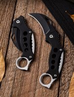Buy Cheap Outdoor Small Claw Knife Survival Folding Knives Safety Defense Pocket Portable EDC Tool Online now - Image 6