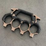 The official source for Rope Brass Knuckle Duster Boxing Self-defense Four-finger Button Window Breaker Outdoor Camping EDC Tool For Cheap - Image 5