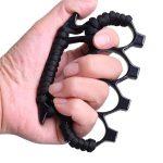 The official source for Rope Brass Knuckle Duster Boxing Self-defense Four-finger Button Window Breaker Outdoor Camping EDC Tool For Cheap - Image 2