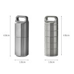 Shop the official online store of Titanium Alloy Waterproof Capsule Pill Storage Lighter Sale - Image 5