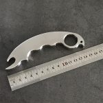 Buy your favorite Solid Steel Bottle Opener Multi-Function Self-Defense Training EDC Tool Cheap - Image 4