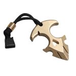 Shop for pro Doomsday Brass Knuckle Duster Hiking Self Defense EDC Pendant Online now - Image 8