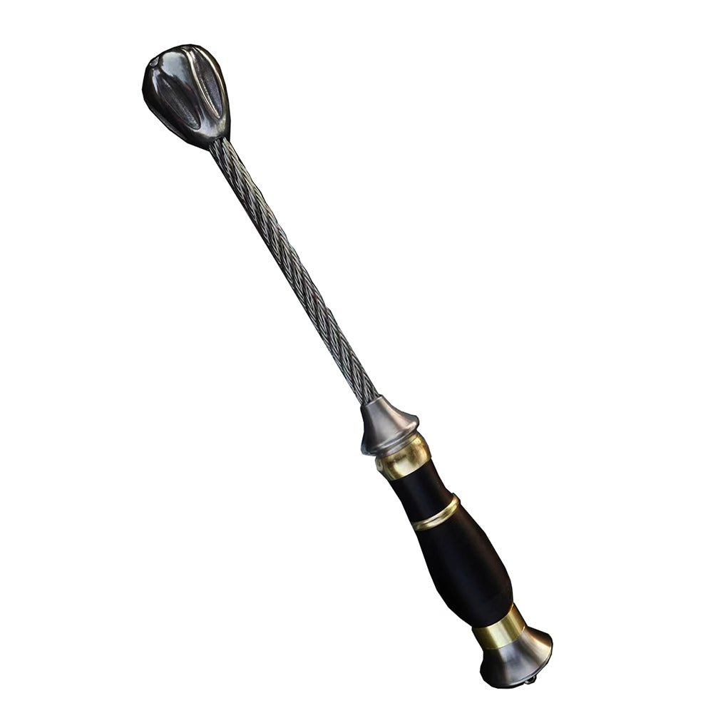 SelfDefenseTacticalWhip-142240 Best Self Defense Tactical Whip With Stainless Steel Hammer Head For Discount - Image 1