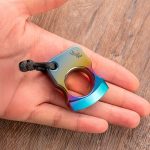 The official source for Colorized Titanium Alloy Single Finger Brass Knuckles Cheap - Image 3