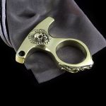 The newest online retailer of Single Finger Knuckle Duster Skull Pendant Defense For Sale - Image 7