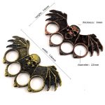 The official source for Bat Skeleton-Brass Knuckle Duster Boxing Four-finger Buckle Self-defense Window Breaker Outdoor Combat Protector EDC Tool on Sale - Image 5