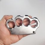 The one place to find cheap Solid Precision Thickened Knuckle Duster Boxing Self Defense Four Finger Buckle Window Breaker Outdoor Camping EDC Tool Fashion