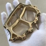 Shop for Thickened Brass Knuckle Duster Self-defense Protective Gear For Sale