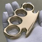 For the best deals The KING Thickened Mirror Brass Knuckle Duster Online