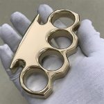 For the best deals The KING Thickened Mirror Brass Knuckle Duster Online - Image 2