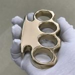 For the best deals The KING Thickened Mirror Brass Knuckle Duster Online - Image 15